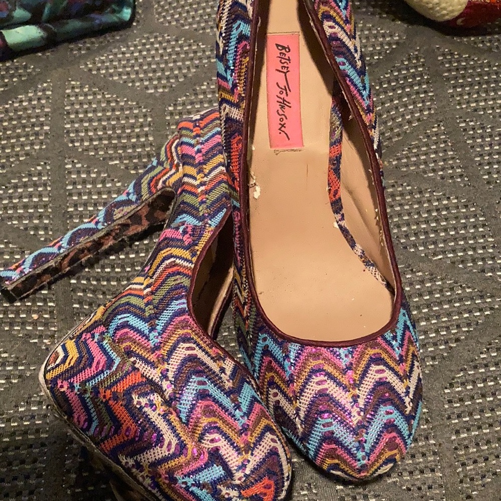 Multicolored show stoppers, mildly used